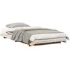 Image de Vidaxl cadre de lit marron 75 x 190 cm pin massif