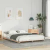 Image de vidaXL Cadre de lit Marron 140 x 220 cm Pin massif 873130