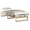 Image de Vidaxl cadre de lit marron 80 x 200 cm pin massif