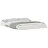 Image de Vidaxl cadre de lit blanc 150 x 200 cm pin massif