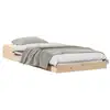 Image de Vidaxl cadre de lit naturel 90 x 220 cm pin massif