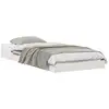 Image de Vidaxl cadre de lit blanc 90 x 220 cm pin massif