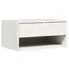 Image de Vidaxl table de chevet blanc 50 x 32,5 x 24 cm bois massif en pin