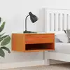 Image de Table De Chevet Avec Tiroir 2 Pcs Brun Cire 50 X 32,5 X 24 Cm Vidaxl