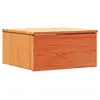 Image de Vidaxl table de chevet brun 37 x 35 x 18,5 cm bois massif en pin