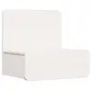 Image de Vidaxl table de chevet blanc 44 x 32,5 x 40 cm bois massif en pin