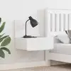 Image de Table De Chevet Avec Tiroir 2 Pcs Blanc 44 X 32,5 X 40 Cm Vidaxl