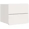 Image de Vidaxl table de chevet blanc 39 x 34 x 33 cm bois de pin massif
