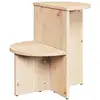 Image de Vidaxl table basse naturel 50 x 40 x 50 cm bois massif en pin