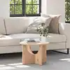 Image de Table Basse Naturel 50 X 50 X 35 Cm Bois Massif En Pin Vidaxl