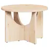Image de Vidaxl table basse naturel 50 x 50 x 35 cm bois massif en pin