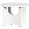 Image de Vidaxl table basse blanc 50 x 50 x 35 cm bois massif en pin