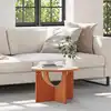 Image de Table Basse Brun Cire 50 X 50 X 35 Cm Bois Massif En Pin Vidaxl