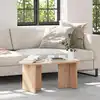 Image de Table Basse Naturel 80 X 39,5 X 35 Cm Bois De Pin Massif Vidaxl