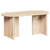 Image de Vidaxl table basse naturel 80 x 39,5 x 35 cm bois de pin massif