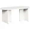 Image de Vidaxl table basse blanc 80 x 39,5 x 35 cm bois de pin massif