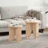 Image de Table Basse 2 Pcs Naturel Vidaxl