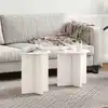 Image de Table Basse 2 Pcs Blanc Vidaxl