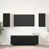 Image de Meuble Tv Mural 2 Pcs Chêne Noir 30,5 X 30 X 60 Cm Vidaxl