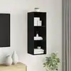 Image de Ensemble Meuble Tv 37 X 37 X 107 Cm Chêne Noir Vidaxl