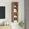 Image de Ensemble Meuble Tv Chêne Artisanal 37 X 37 X 142,5 Cm Vidaxl