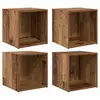 Image de Vidaxl ensemble meuble tv 4 pcs bois ancien 37 x 35 x 37,5 cm