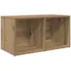 Image de Ensemble Meuble Tv Marron 72 X 35 X 37 Cm Bois D'ingénierie Vidaxl