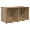 Image de Vidaxl ensemble meuble tv 72 x 35 x 37 cm marron bois d'ingénierie