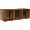 Image de Ensemble Meuble Tv Marron 72 X 35 X 37 Cm Bois D'ingénierie Vidaxl