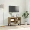 Image de Ensemble Meuble Tv Montage Mural Marron Bois D’ingénierie Vidaxl