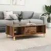 Image de Table Basse Bois Ancien 102 X 55 X 35 Cm Bois D'ingénierie Vidaxl