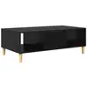 Image de Vidaxl table basse chêne noir 102 x 55 x 35 cm bois d'ingénierie