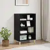 Image de Buffet Chêne Noir 57 X 35 X 89.5 Cm Bois D'ingénierie Vidaxl