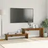 Image de Ensemble Meuble Tv Montage Mural Bois Ancien 180 X 30 X 43 Cm Vidaxl