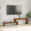 Image de VIDAXL Console TV murale 180 x 30 x 43 cm   bois dingénierie aspect bois ancien étagères