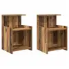 Image de Vidaxl cabinet de chevet 2 pcs bois ancien 40 x 35 x 60 cm