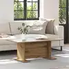 Image de Table Basse Chêne Artisanal 103,5 X 60 X 40 Cm Vidaxl