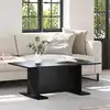 Image de Table Basse Chêne Noir 103,5 X 60 X 40 Cm Bois D'ingénierie Vidaxl