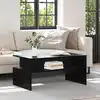 Image de Table Basse Chêne Noir 90 X 55 X 42,5 Cm Bois D'ingénierie Vidaxl