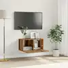 Image de Ensemble Meuble Tv Marron 60 X 30 X 30 Cm Bois D'ingénierie Vidaxl