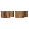 Image de Vidaxl ensemble meuble tv 2 pcs multicolore 60 x 30 x 30 cm