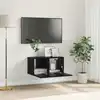 Image de Ensemble Meuble Tv 60 X 30 X 30 Cm Noir Bois D'ing ©nierie Vidaxl