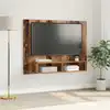 Image de Ensemble Meuble Tv Montage Mural Bois Ancien 120 X 23,5 X 90 Cm Vidaxl