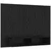 Image de Vidaxl ensemble meuble tv montage mural chêne noir 120 x 23,5 x 90 cm