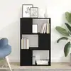 Image de Ensemble Meuble Tv Noir 60 X 24 X 94,5 Cm Bois D'ingénierie Vidaxl