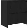 Image de Vidaxl buffet chêne noir 70 x 41 x 75 cm bois d'ingénierie