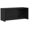 Image de Vidaxl ensemble meuble tv chêne noir 90 x 35 x 40 cm bois d'ingénierie