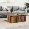Image de Table Basse Vieux Bois 80 X 80 X 31 Cm Bois D'ingénierie Vidaxl