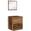 Image de Vidaxl ensemble de mobilier de salle de bain marron 41 x 38,5 x 48 cm