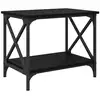 Image de Vidaxl table d'appoint chêne noir 55 x 38 x 45 cm bois d'ingénierie